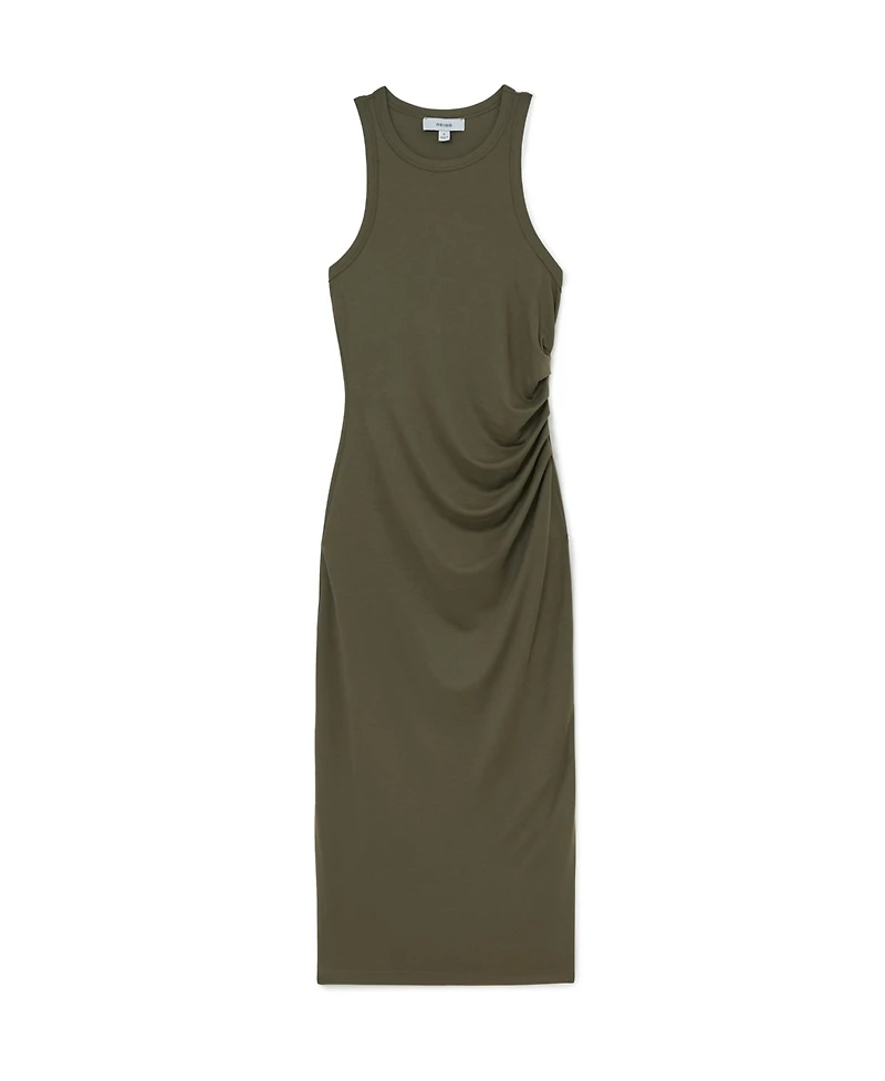 Reiss Women's Jersey Ruched Racer Midi Dress