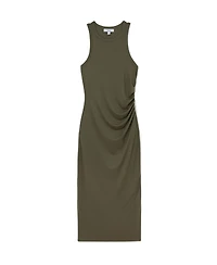 Reiss Women's Jersey Ruched Racer Midi Dress