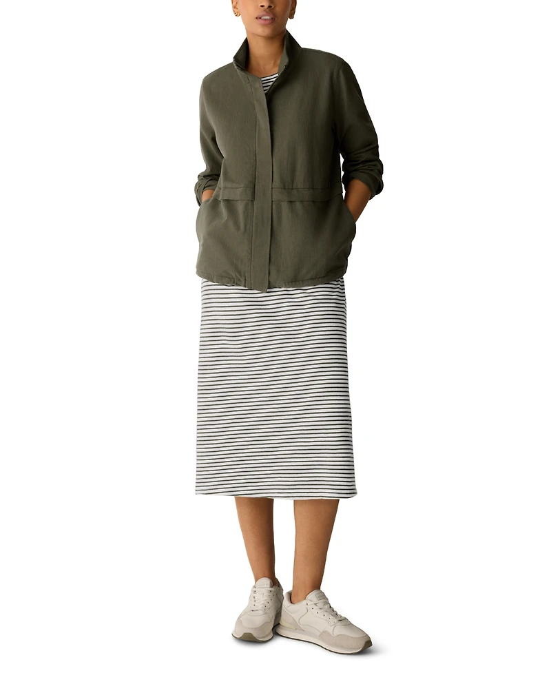 Eileen Fisher Women's Zip-Up Jacket, Regular and Plus