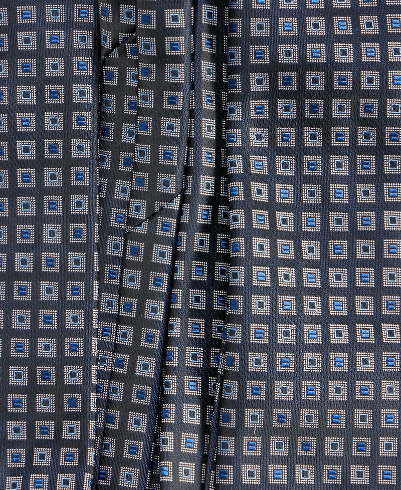 Hugo by Boss Men's Slim-Fit Grid Pattern Tie