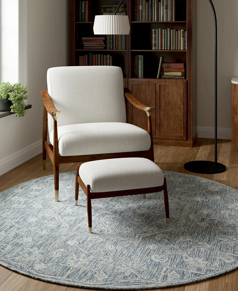 Lr Home Cypress Jun-571 5'x5' Round Area Rug