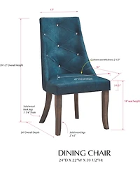 Kings Brand Furniture Set Of 2 Faux Leather Tufted Parson Dining Chairs