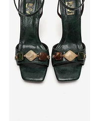 Prologue Shoes Women's Franca Block Heel Sandal