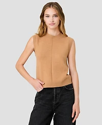 French Connection Women's Babysoft Vertical Tick Sleeveless Knit Top