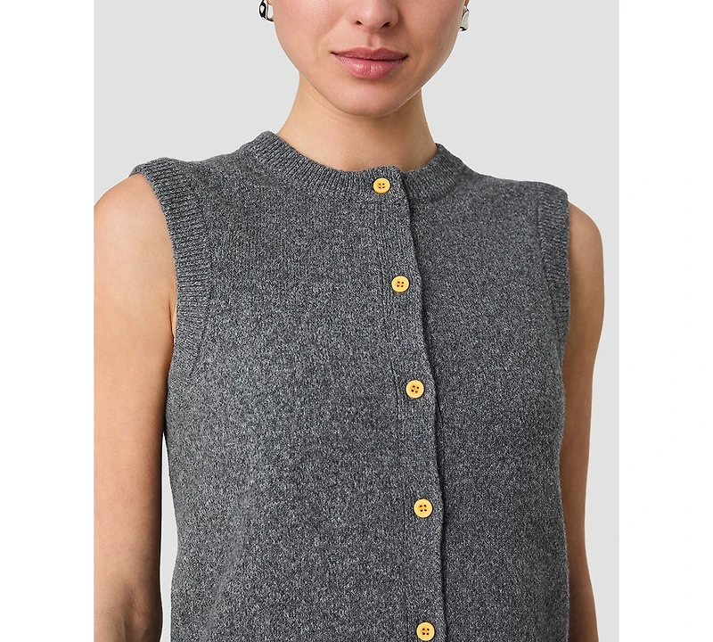 French Connection Women's Aleyna Crewneck Sleeveless Knit Top