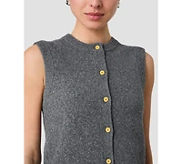 French Connection Women's Aleyna Crewneck Sleeveless Knit Top
