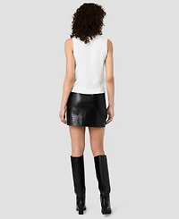 French Connection Women's Willa V-Neck Sleeveless Knit Vest