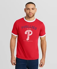 Darius Rucker Collection by Fanatics Men's Red Philadelphia Phillies Washed Ringer T-Shirt