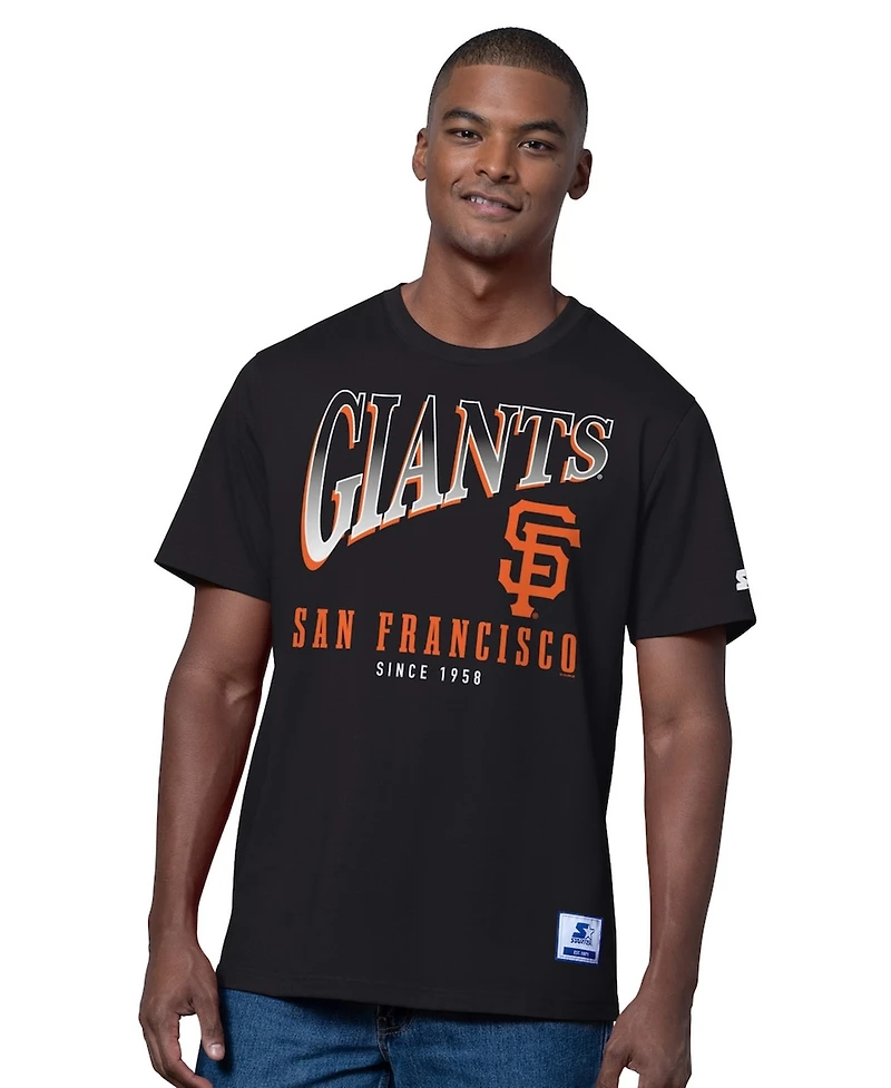 Starter Men's Black/Heather Gray San Francisco Giants Two-Pack T-Shirt Set