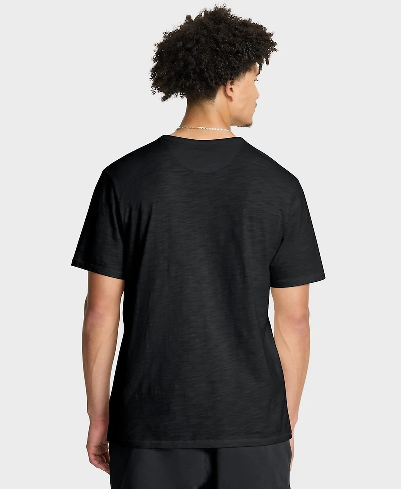 Fanatics Men's Black Carolina Hurricanes Play Distressed Wordmark Stadium Slub T-Shirt