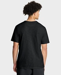 Fanatics Men's Black Carolina Hurricanes Play Distressed Wordmark Stadium Slub T-Shirt