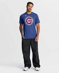 Nike Men's Heather Royal Chicago Cubs Cooperstown Logo Tri-Blend T-Shirt