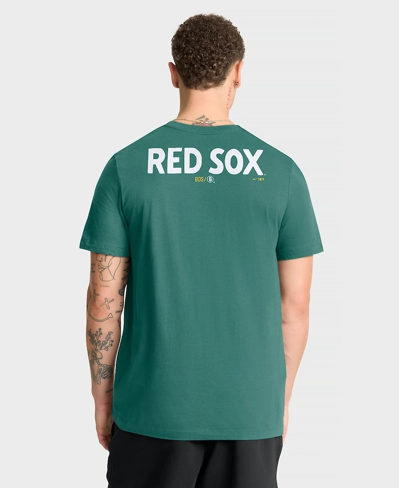 Nike Men's Green Boston Red Sox City Connect 2-Hit T-Shirt
