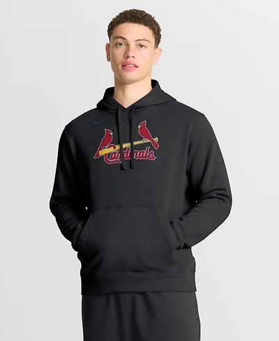 Nike Men's Black St. Louis Cardinals Dri-Fit Club Hoodie