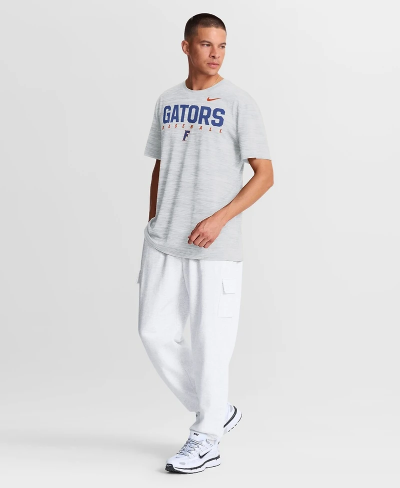 Nike Men's White Florida Gators Dugout Velocity Dri-fit T-Shirt