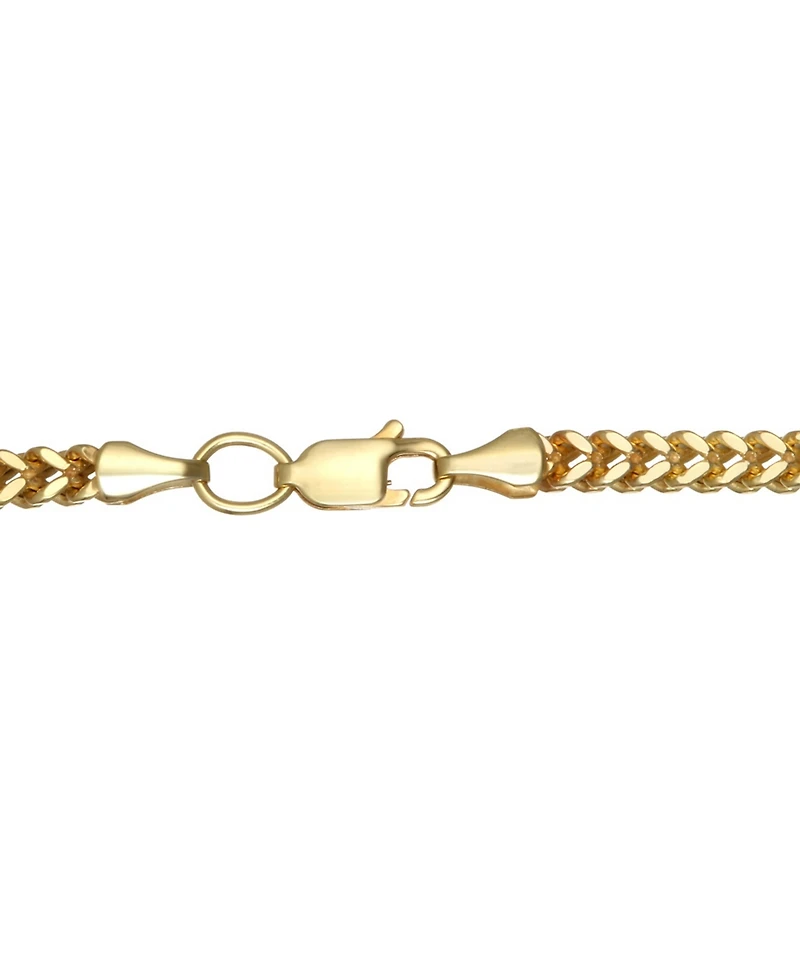 24" Franco Chain Necklace (3.5mm) in 14k Gold