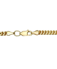 24" Franco Chain Necklace (3.5mm) in 14k Gold