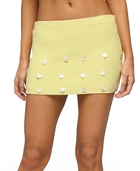 Edikted Women's Lylah Charm Knit Mini Skirt