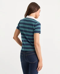 Good American Women's Short-Sleeve Polo Shirt, Created for Macy's