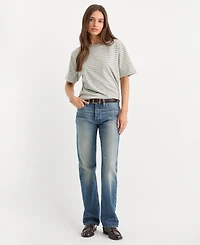 Good American Women's Vintage Straight Mid-Rise Jeans