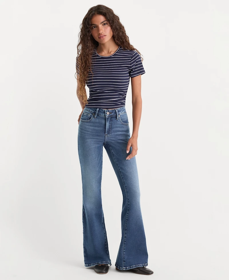 Good American Women's Soft Tech Flare Jeans