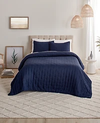 Anne Klein Torringford Jacquard 3-Piece Quilt Set
