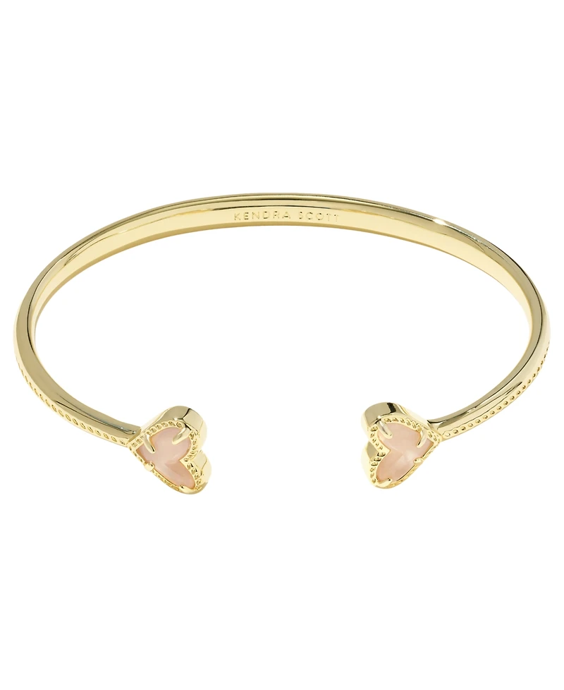 Kendra Scott Framed Ari Dichroic Glass Heart Cuff Bracelet