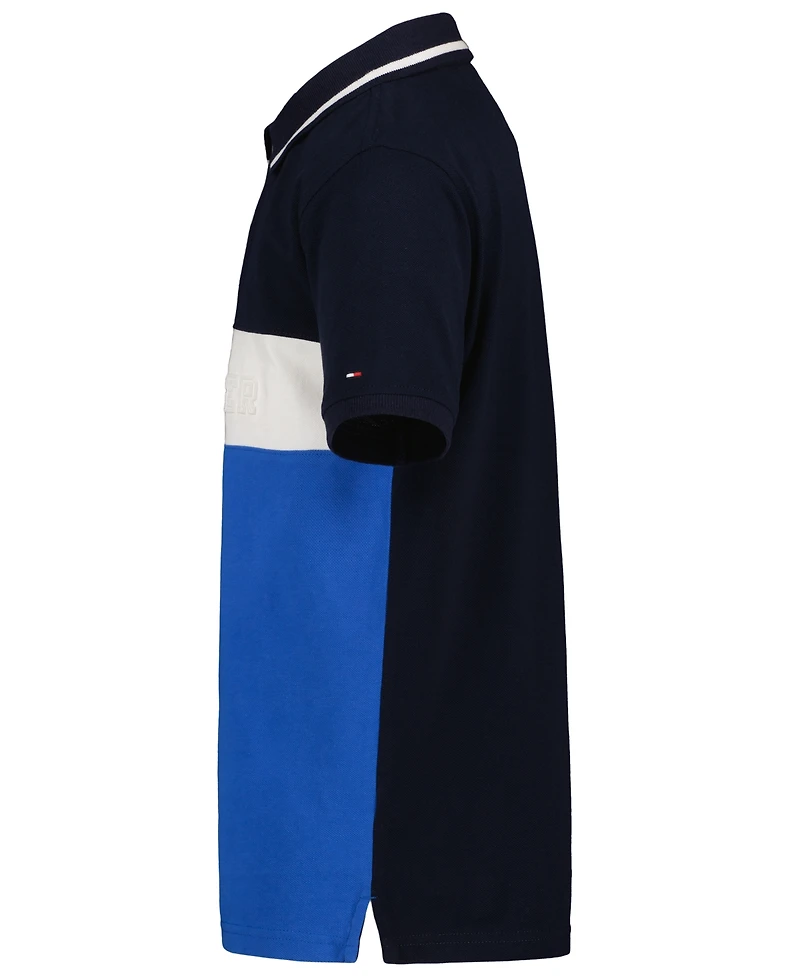 Tommy Hilfiger Boys' 8-20 Color-Blocked Logo Polo Shirt