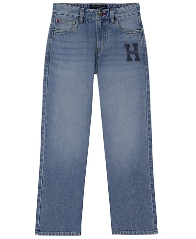 Tommy Hilfiger Boys' 8-20 Straight-Leg Logo Jeans