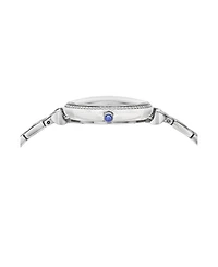 Porsamo Bleu Women's Emma Stainless Steel Silver Tone Sunray Dial Watch 1141AEMS