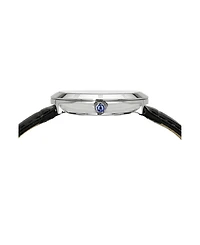 Porsamo Bleu Women's Monroe Genuine Leather Silver Tone and Watch 1491AMOL