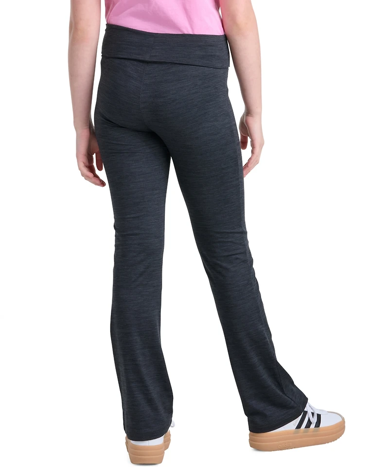 adidas Girls' 7-16 Folded Waistband Kick Flare Pants