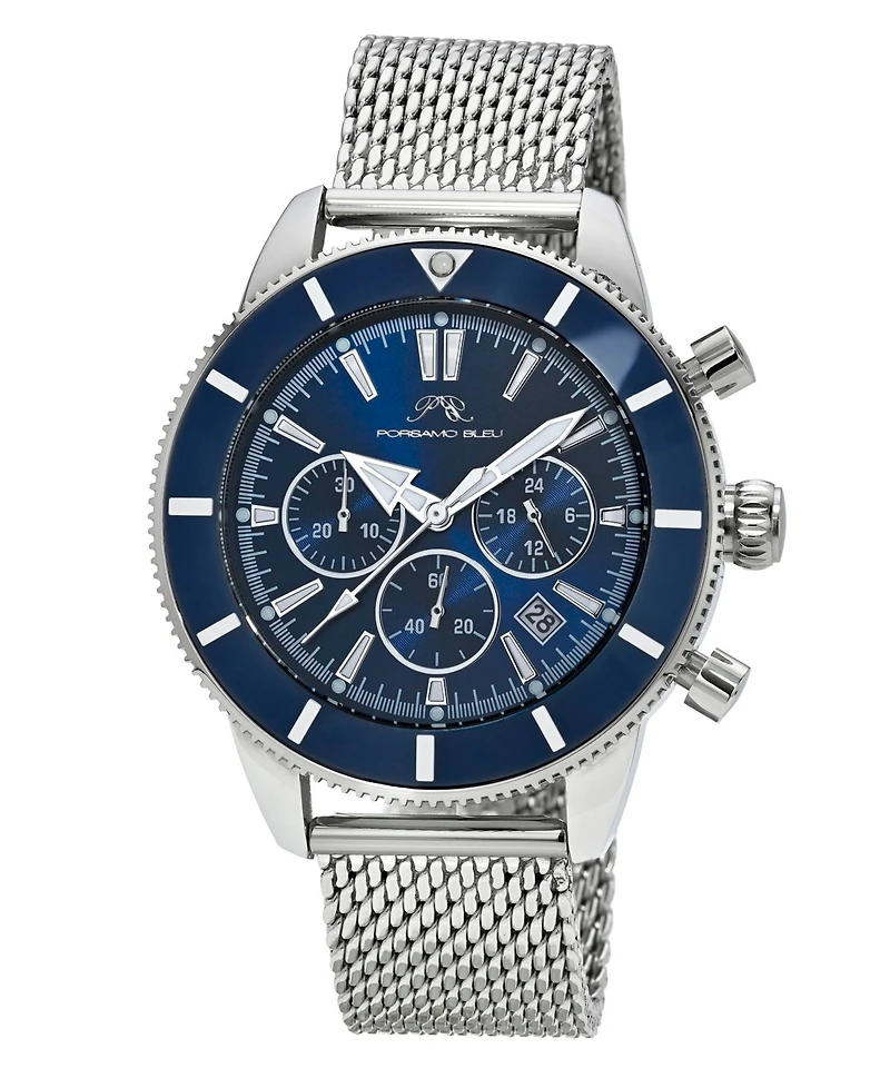 Porsamo Bleu Men's Brandon Stainless Steel Watch 1011FBRS