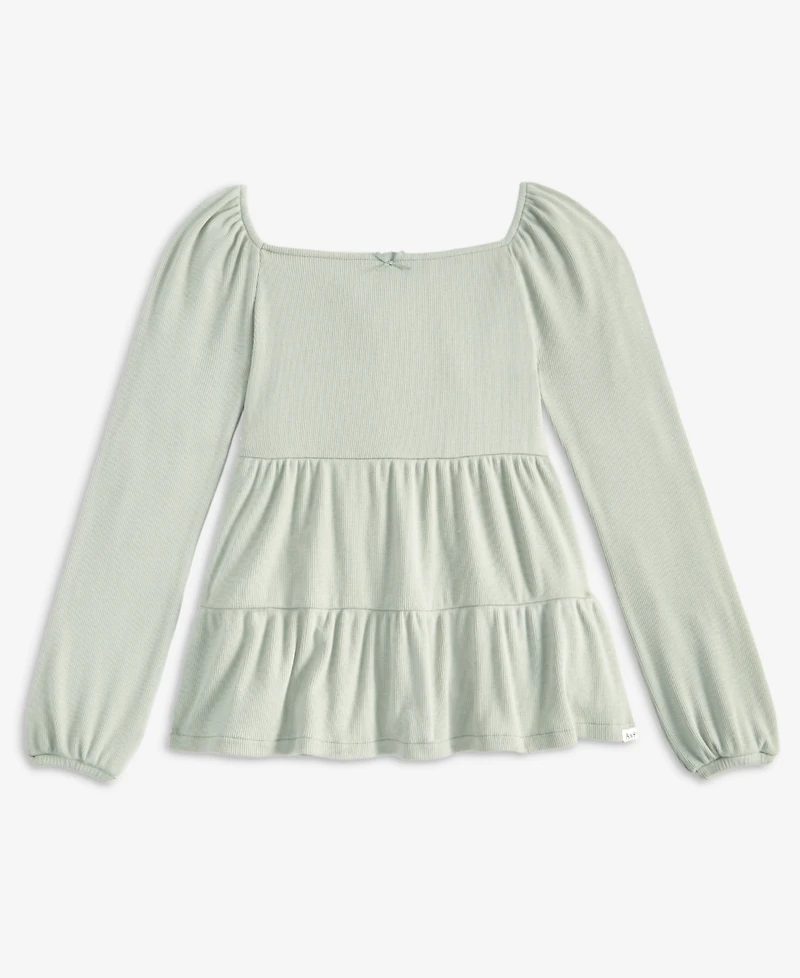 abercrombie kids Girls' 5-16 Long-Sleeve Babydoll Top