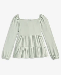 abercrombie kids Girls' 5-16 Long-Sleeve Babydoll Top