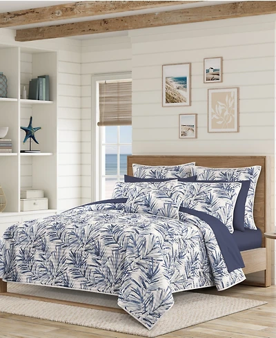 Salt Life Palm Beach Floral 3-Piece Quilt Set, King/California King