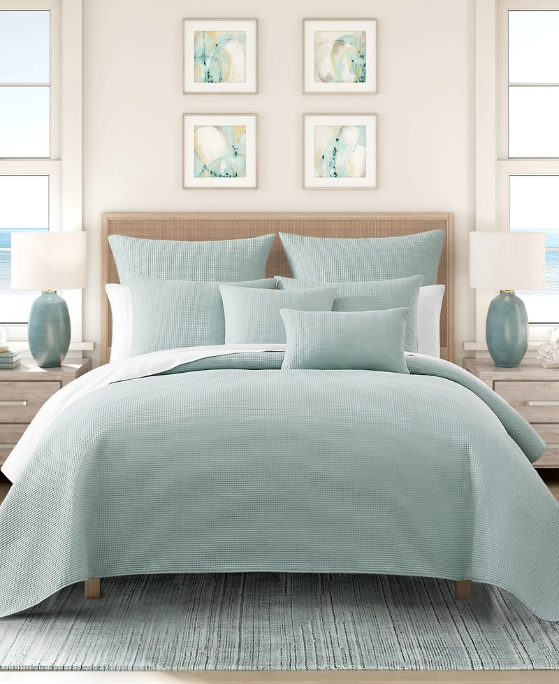 Salt Life Stillwater Solid 3-Piece Quilt Set, Full/Queen