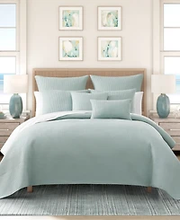 Salt Life Stillwater Solid 3-Piece Quilt Set, Full/Queen