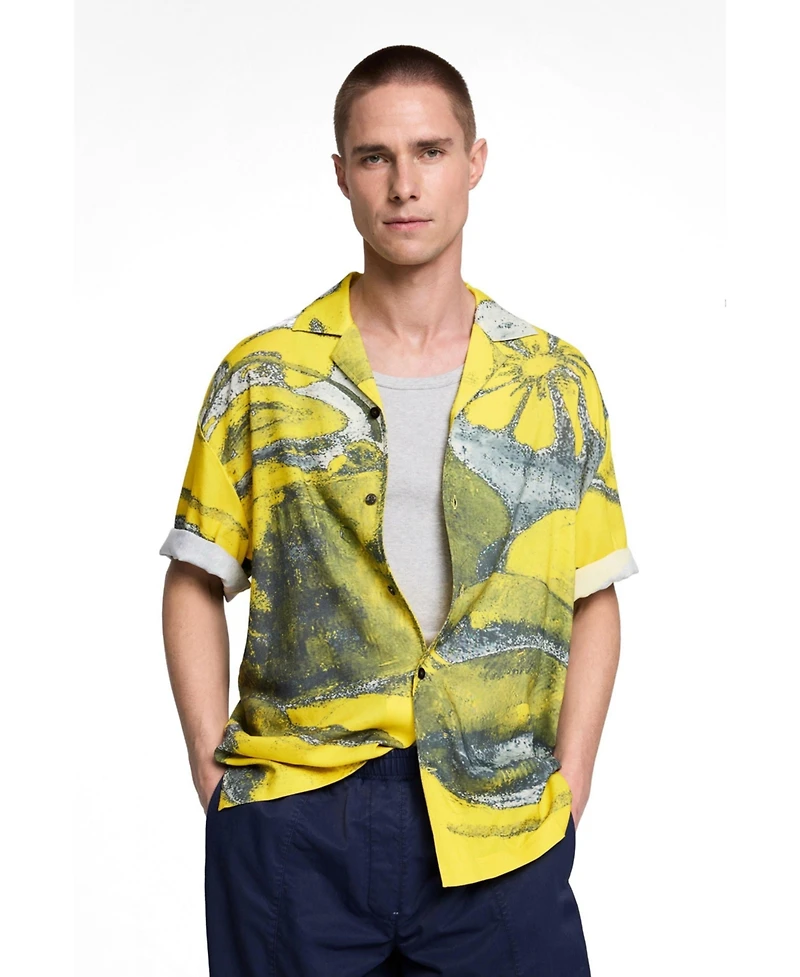 Desigual Men's Checked-print shirt