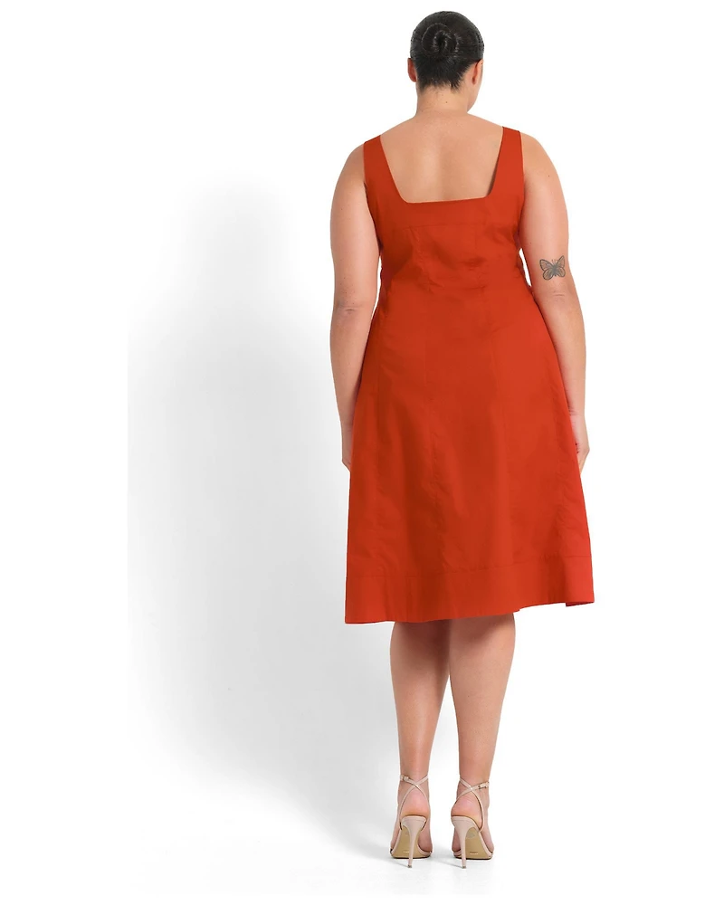 Estelle Women's Rohana A-Line Cotton Summer Mini Dress