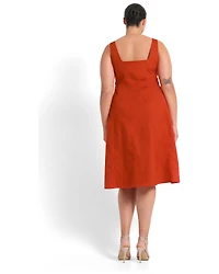 Estelle Women's Rohana A-Line Cotton Summer Mini Dress