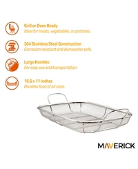 Maverick Stainless Steel 16.5" Mesh Roasting Pan