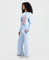 Disney Juniors' Stitch Halloween Fleece Sweatpants