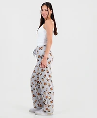 Love Tribe Juniors' Halloween Teddy Bear Straight-Leg Sweatpants