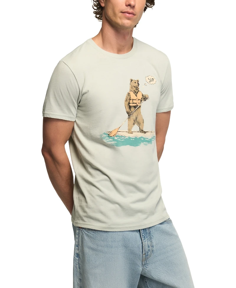 Lucky Brand Men's Sup Bear Graphic T-Shirt