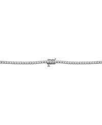 Arabella Created Sapphire & Created White Sapphire Tennis Necklace in Sterling Silver