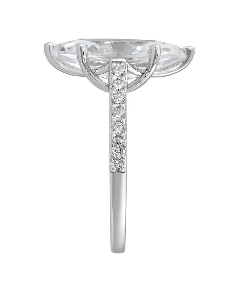 Arabella White Cubic Zirconia Ring (7-1/3 ct. t.w.) in Sterling Silver Rhodium