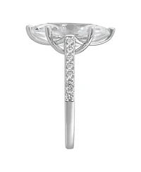 Arabella White Cubic Zirconia Ring (7-1/3 ct. t.w.) in Sterling Silver Rhodium