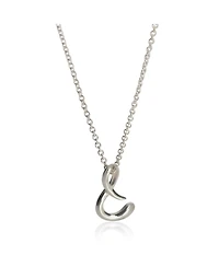 Pre-Owned Tiffany & Co Sterling Silver Elsa Peretti Alphabet Pendant