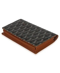 Pre-Owned Goyard Black Gold Goyardine Canvas Saint-Lambert Wallet